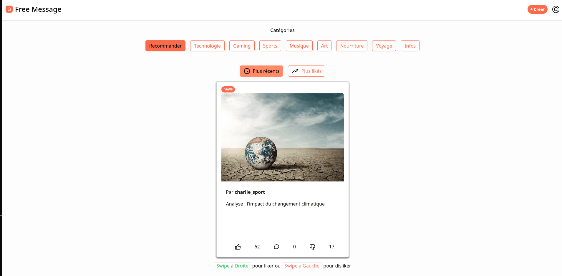 Image du projet Free Message