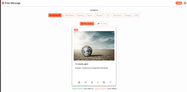 Image du projet Free Message